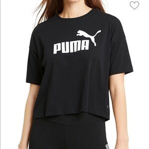 Puma Essentials Cropped Logo T-Shirt NWT